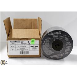 BOX OF 25 FLEX0VIT DEPRESSED CENTRE CUTOFF WHEELS