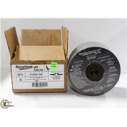 BOX OF 25 FLEX0VIT DEPRESSED CENTRE CUTOFF WHEELS