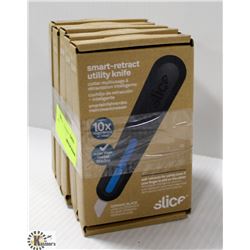 LOT OF 5 NEW SMART-RETRACT UTILITY KNIVES