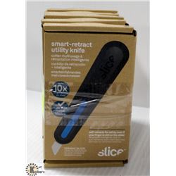 LOT OF 5 NEW SMART-RETRACT UTILITY KNIVES