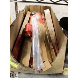 BOX OF INGERSOL-RAND SAFETY BAR HARDWARE