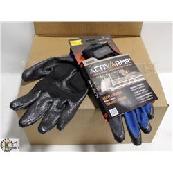 CASE OF 12 PR ANSELL HEAVY LABORER GLOVES, SZ 11