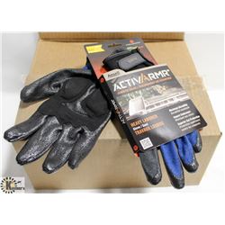 CASE OF 12 PR ANSELL HEAVY LABORER GLOVES, SZ 11