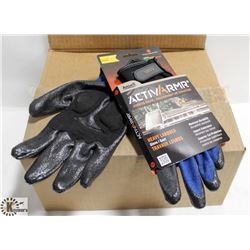 CASE OF 12 PR ANSELL HEAVY LABORER GLOVES, SZ 11