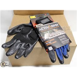 CASE OF 12 PR ANSELL HEAVY LABORER GLOVES, SZ 11