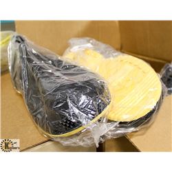 CASE OF 12 PAIR RUBBER BOOT COVERS SIZE 11