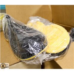 CASE OF 12 PAIR RUBBER BOOT COVERS SIZE 11