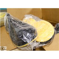 CASE OF 12 PAIR RUBBER BOOT COVERS SIZE 11