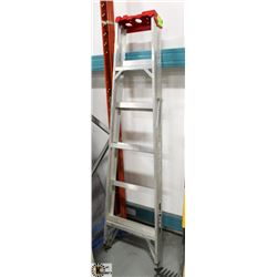 ELITE 6' ALUMINUM A FRAME LADDER