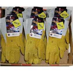 FLAT OF WINTER KEVAL STITCHED WELDING GLOVES