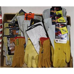 TRAY OF ASSORTED WORK GLOVES