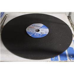 CASE OF 10 NORTON 16" X 1/8" X 1" CUTOFF WHEELS