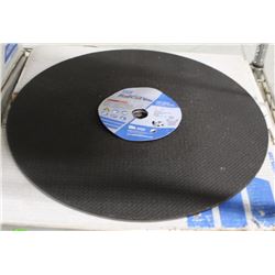 CASE OF 10 NORTON 16" X 1/8" X 1" CUTOFF WHEELS