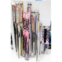LOT OF ASSORTED SIZE WIPER BLADES
