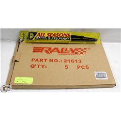 CASE OF 5 NEW 13" WIPER BLADES