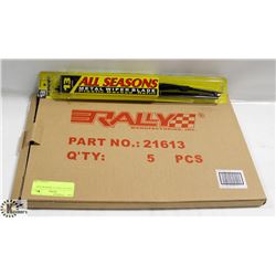CASE OF 5 NEW 13" WIPER BLADES