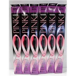 CASE OF 6 NEW 17" PINK WIPER BLADES