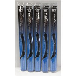 CASE OF 5 NEW 18" VISION TEC  WIPER BLADES