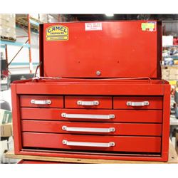 6 DRAWER WITH OPENING TOP TOOLBOX