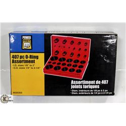 POWERFIST 407PC O-RING ASSORTMENT