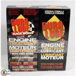 LOT OF 2 DURALUBE ENGINE TREATMENTS