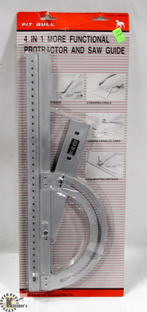 Protractor Saw Guide 4 IN 1 PROTRACTOR AND SAW GUIDE
