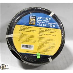 3/8" X 100FT RUBBER AIR HOSE