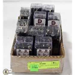 HEAVY DUTY DRILL BITS ASSORTED SIZES 12 PACKS