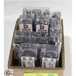 HEAVY DUTY DRILL BITS ASSORTED SIZES 12 PACKS