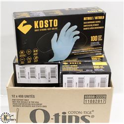 KOSTO NITEILE DISPOSABLE GLOVES-6 BOXES OF 100