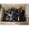 Image 1 : BOX OF ASSORTED COMPUTER CHARGERS - INCL