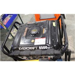 EVERCRAFT 6500W GENERATOR.