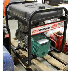 COLEMAN 5000W GENERATOR.