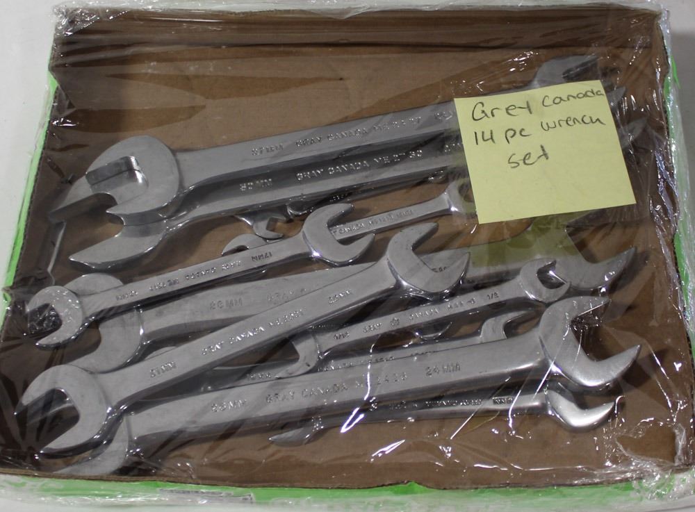 GREY CANADA 14PC WRENCH SET