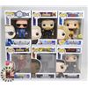 Image 1 : LOT OF 6 ASSORTED FUNKO POP VINYL FIGURES.