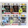 Image 1 : LOT OF 6 ASSORTED FUNKO POP VINYL FIGURES.
