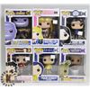 Image 1 : LOT OF 6 ASSORTED FUNKO POP FIGURES.