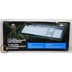 FULL SIZE LUMINESCENT KEYBOARD