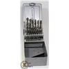 Image 1 : 29 PIECE HIGH SPEED STEEL DRILL BIT SET.