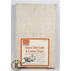 ROUTER EDGE GUIDE & CONTOUR FINGER