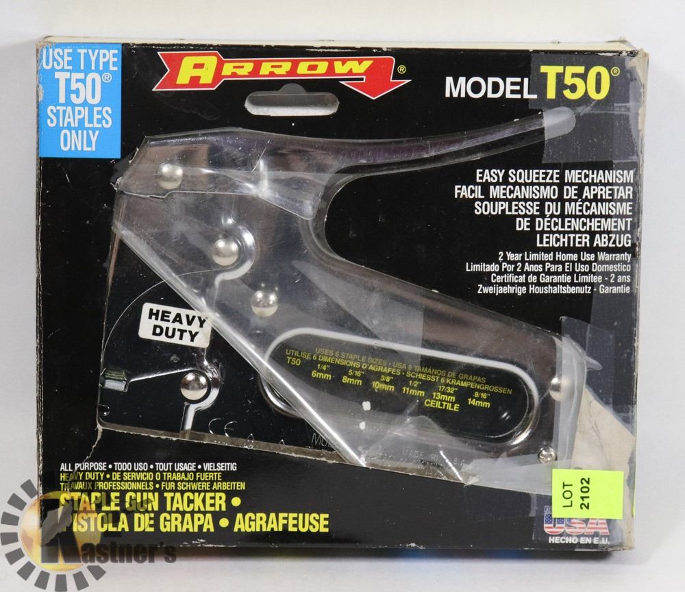 ARROW MODEL T50 STAPLE GUN TACKER