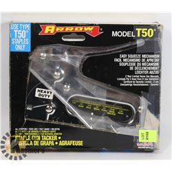 ARROW MODEL T50 STAPLE GUN TACKER
