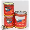 Image 1 : LOT OF 3 POR 15 RUST PREVENTIVE PAINT