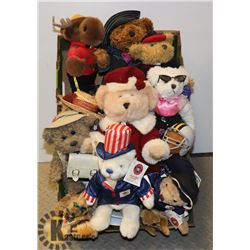 FLAT OF COLLECTIBLE TEDDY BEARS