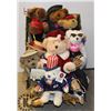 Image 1 : FLAT OF COLLECTIBLE TEDDY BEARS