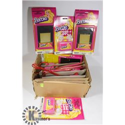FLAT OF BARBIE CHALK BOARD SETS AND OTHER