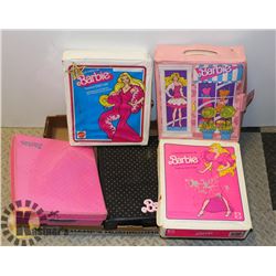FLAT OF BARBIE FASHION DOLL CASES