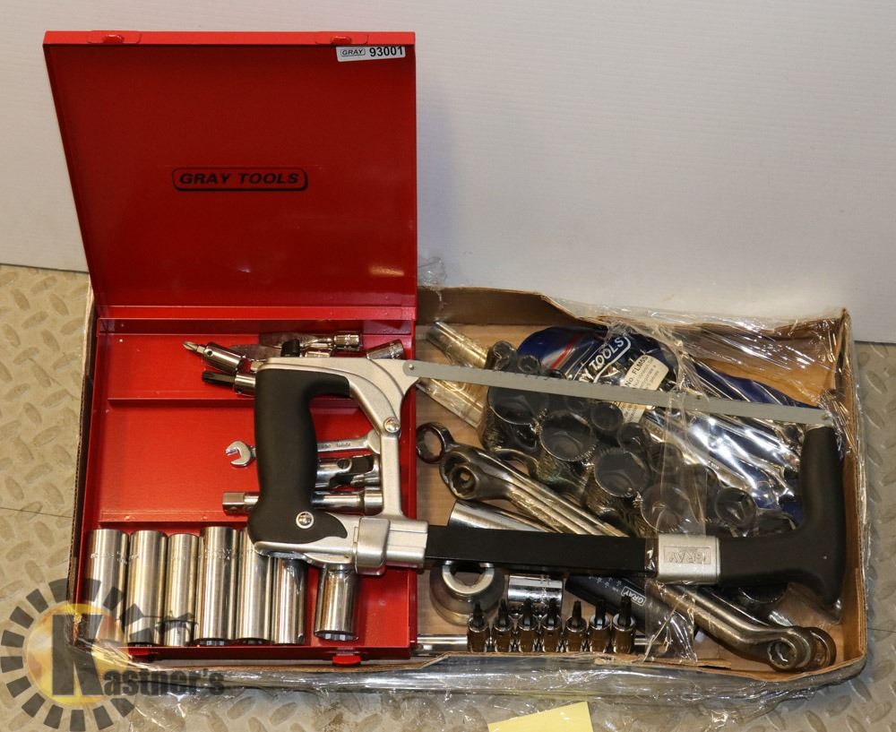 FLAT OF ASSORTED GRAY CANADA TOOLS - Kastner Auctions ebay canada tools