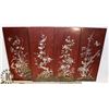 SET OF 4 MOTHER OF PEARL INLAID ASIAN DECORATIVE