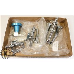 FLAT OF ASSORTED GEAR/ BEARING PULLERS AND MORE